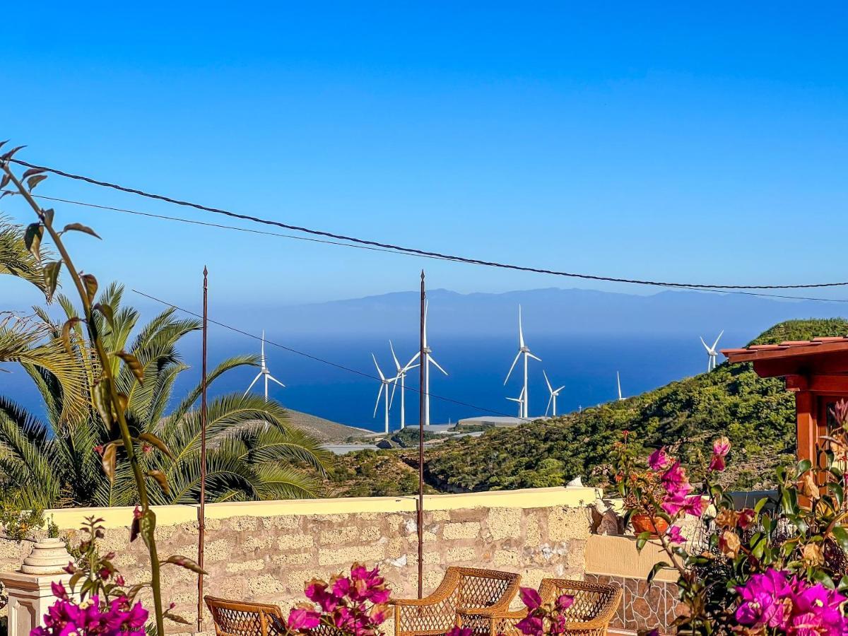 Exquisite Rural House With Garden, Pool And Sea Views Villa Arico Viejo Buitenkant foto